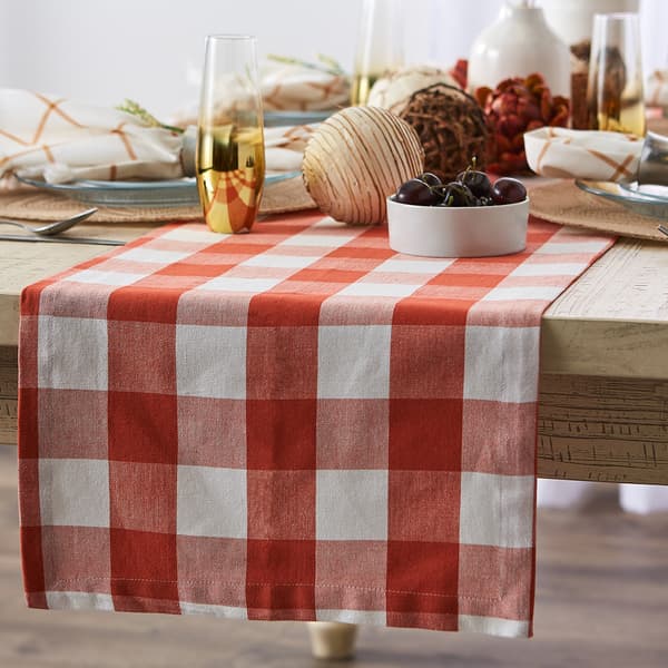 DII&#174; Design Imports Buffalo Check Table Runner