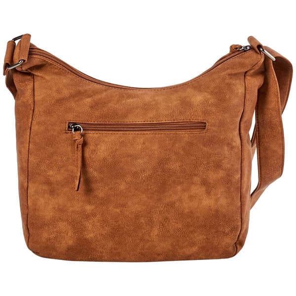 Bueno Distress Faux Leather Pocket Hobo