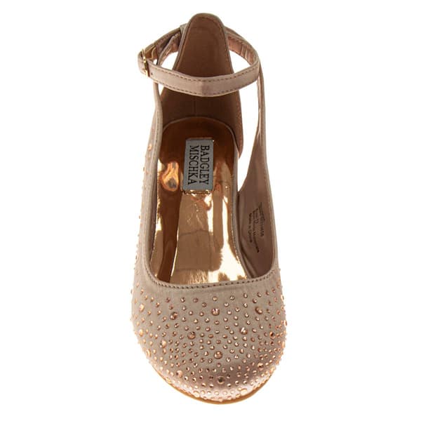 Big Girls Badgley Mischka Rhinestone Dress Pumps