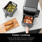 Ninja® DoubleStack XL 6-in-1 2-Basket Space Saving Air Fryer - image 10