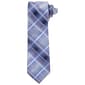 Mens Christian Aujard Shaded Plaid Tie - image 1