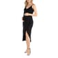 Plus Size 24/7 Comfort Apparel Maternity Wrap Midi Dress - image 2