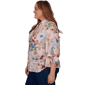 Plus Size Alfred Dunner Camden Market Floral Button Front Blouse - image 4