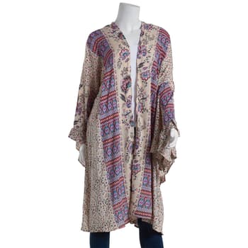 Juniors Plus Angie Bell Sleeve Kimono Top - Boscov's