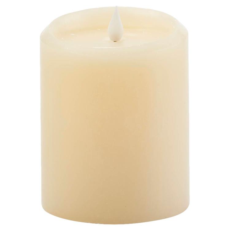 Illure 4x5 Wax Core Pillar LED Candle w/ Remote