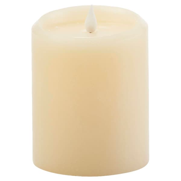 Illure 4x5 Wax Core Pillar LED Candle w/ Remote - image 