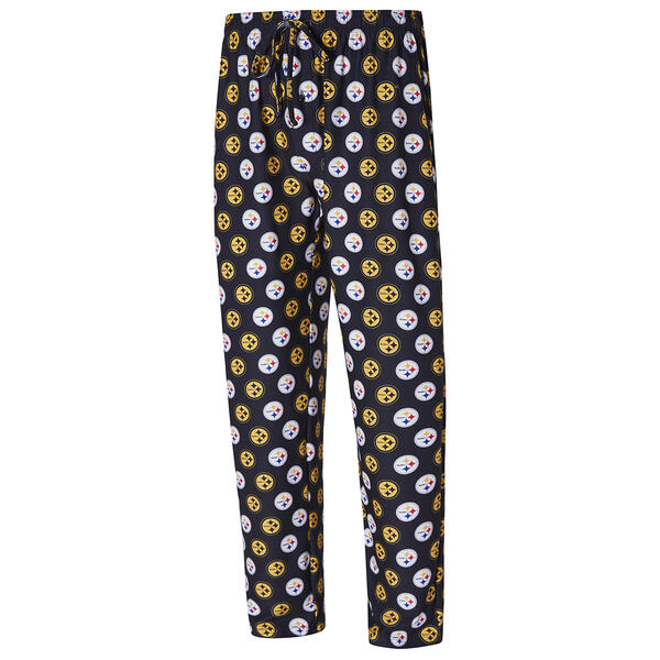 Mens College Concepts Steelers Record Knit Lounge Pants - image 