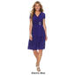 Womens R&M Richards Flutter Sleeve Stretch A-Line Dress - image 4