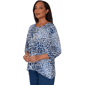 Petite Alfred Dunner Classics 3/4 Sleeve Leopard Blouse - image 3