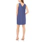 Womens MSK Sleeveless V-Neck Linen Shift Dress with Pocket - image 2