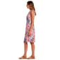 Womens Ninety Clothing Sleeveless Patchwork Tie Neck Shift Dress - image 3