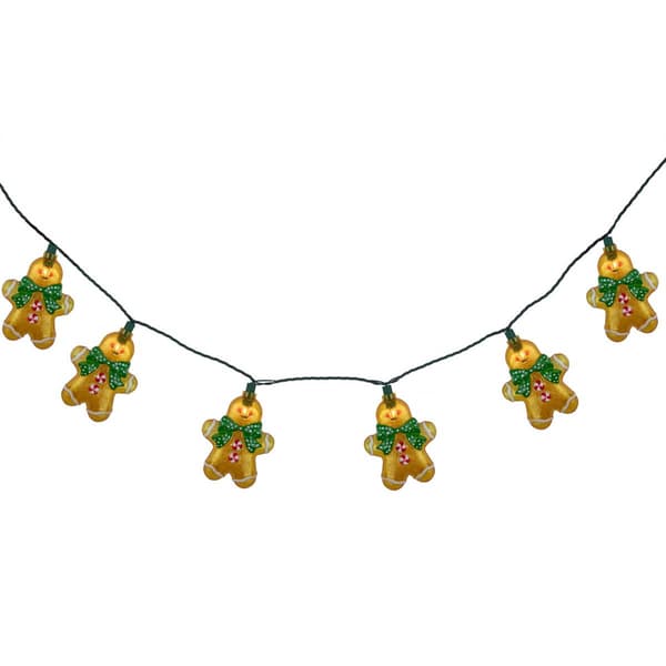 Northlight Seasonal 10ct. Gingerbread Man Christmas Lights