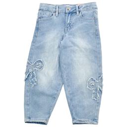 Girls (4-6x) YMI® Bow Patch Barrel Jeans