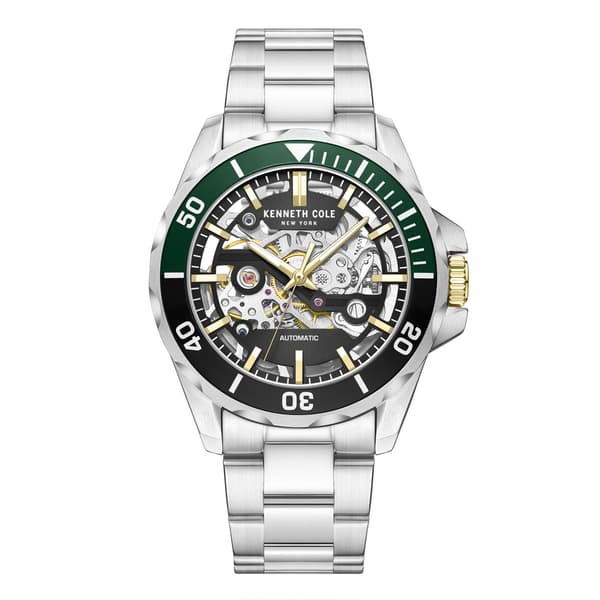 Mens Kenneth Cole&#40;R&#41; New York Skeleton Watch - KCWGY0046001 - image 