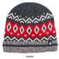 Mens Heat Holders® Dan Fair Isle Diamonds Roll Up Hat - image 2
