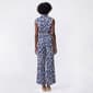 Womens Harlow & Rose Sleeveless Abstract Button Front Jumpsuit - image 2