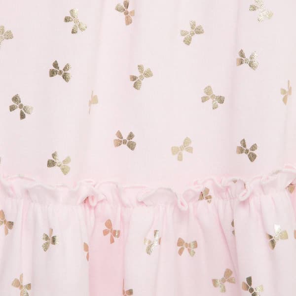 Baby Girl &#40;3-12M&#41; Little Me&#174; Foil Bow Tunic Set with Headband