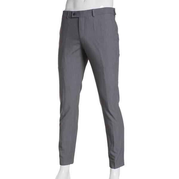 Mens Perry Ellis Skinny Suit Pants - Grey - image 