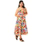 Womens Emma & Michele Sleeveless Fruit Poplin Tier Sundress - image 1