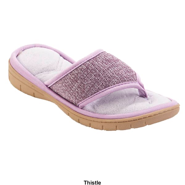 Womens Isotoner Eco Sport Thong Slippers