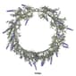 Northlight Seasonal Pre-Lit Battery Operated Lavender Wreath - image 5