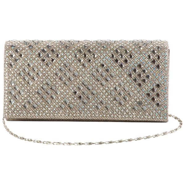 D'Margeaux Beaded Flap Evening Bag - image 