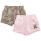 Girls (7-16) No Comment 2pk. Solid/Camo Shorts - image 2