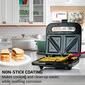 Ovente Electric Sandwich Maker w/ Non-Stick Plates - image 2