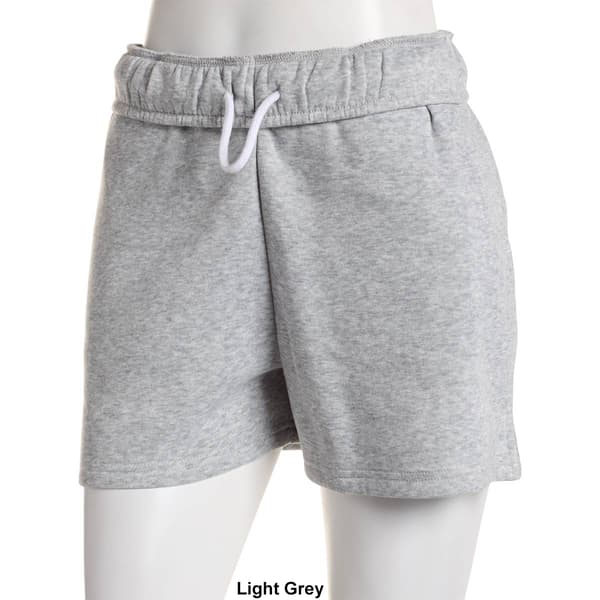 Juniors Derek Heart Fleece High Rise Fold Over Waist Soft Shorts