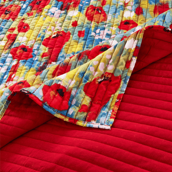 Greenland Home Fashions™ Poppies Modern Boho Reversible Quilt Set