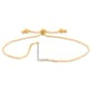 Nova Star(R) Gold Plated 1/10ctw. Lab Grown Diamond L Bolo Bracelet - image 1