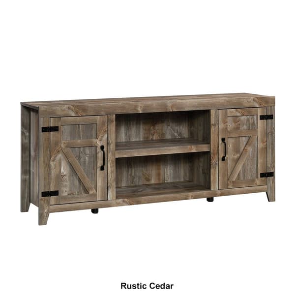 Sauder Farmhouse TV Stand with Storage