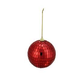 Northlight 4ct Gold Mirrored Glass Disco Ball Christmas Ornaments 4 (100mm)
