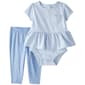 Baby Girl (12-24M) Carter''s(R) Hearts Stripes Bodysuit Pants Set - image 1