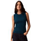 Womens Calvin Klein Sleeveless Crew Neck Ribbed Sweater - image 1