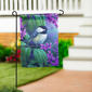 Evergreen Chickadee on Lilac Garden Flag - image 2