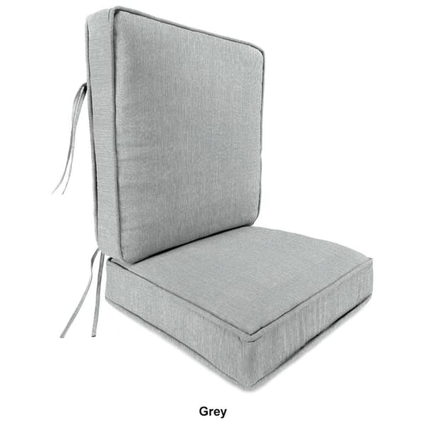 Jordan Manufacturing Solid Boxed Edge High Back Cushion
