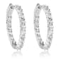 Gemstone Classics&#8482; White Topaz Inside-Out Hoop Earrings - image 2