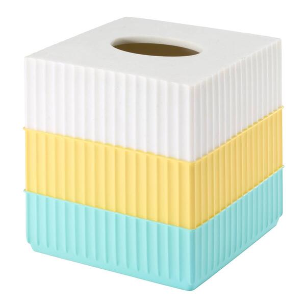 IZOD&#40;R&#41; Clubhouse Stripe Tissue Box Cover - image 