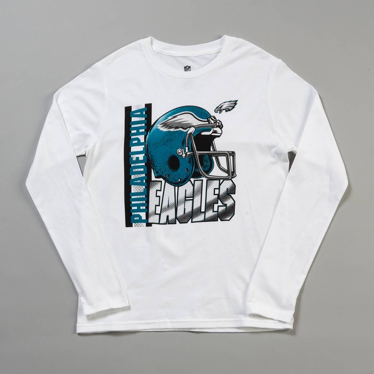 Boys (8-20) NFL Eagles Draft Pick Long Sleeve Tee