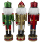 Nutcracker Factory Wooden Christmas Nutcrackers - Set of 3 - image 4