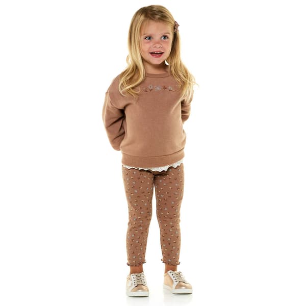 Toddler Girl Carters(R) 2pc. Long Sleeve Top & Leggings Set - image 