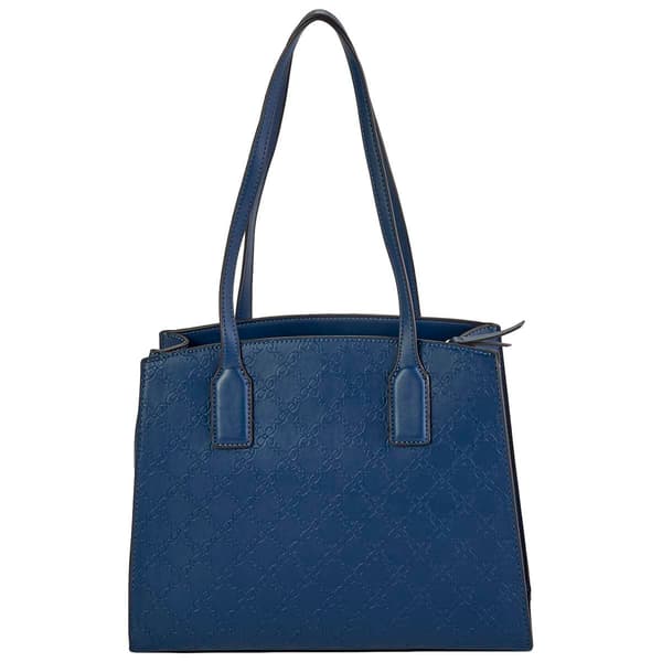 Nine West Therese Carryall Embossed Logo Tote w Card Holder