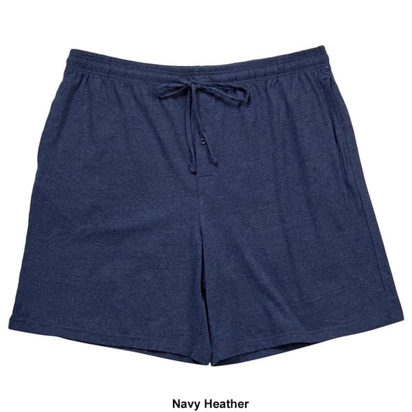 Mens Big & Tall Architect® Solid Jersey Pajama Shorts - image 