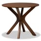 Baxton Studio Mare Walnut Brown Finished Wood 5pc. Dining Set - image 3