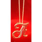 Accents by Gianni Argento Gold Initial A Pendant Necklace - image 1