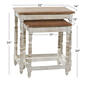 9th & Pike&#174; Nesting Mango Wood Side Tables - Set Of 2 - image 6
