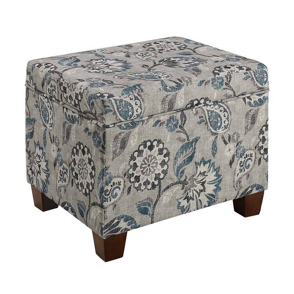 Convenience Concepts Madison Paisley Storage Ottoman - image 