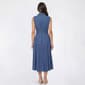 Womens Nautica Sleeveless Chambray Denim Midi Dress - image 3