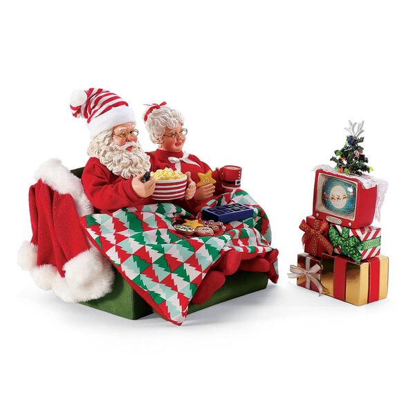 Enesco Possible Dreams Santa's Binge Watching - image 
